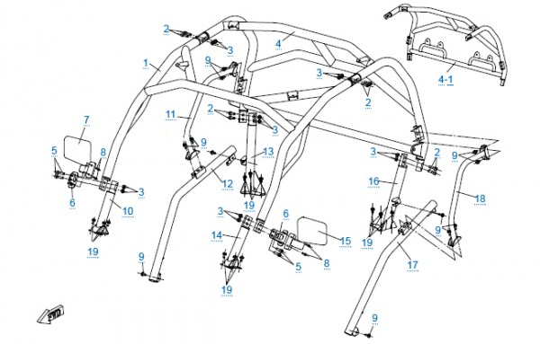 КАРКАС КАБИНЫ3